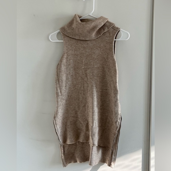 3 for $20 - Turtleneck Sleeveless Knit Sweater - Picture 2 of 7